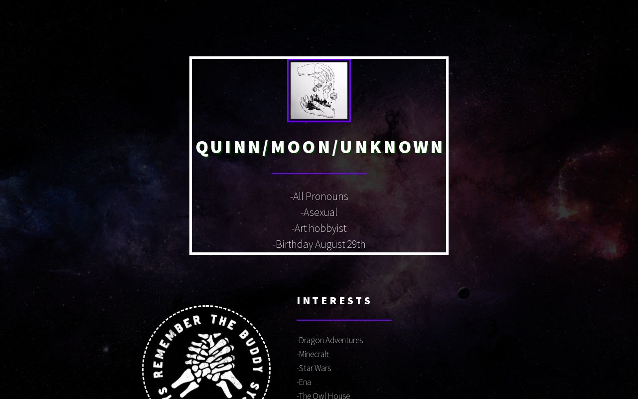 Carrd profile picture for @unknow